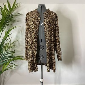 Leopard Print Button Up